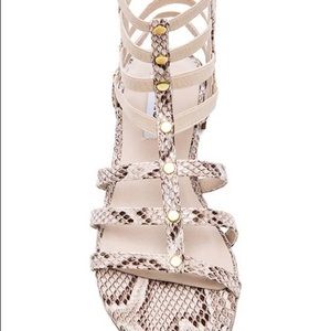 Athen Sandal in Natural Snake